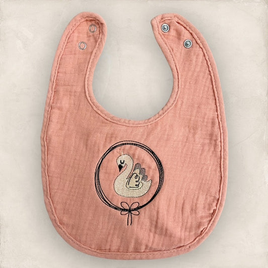 Bib - Crowned Swan