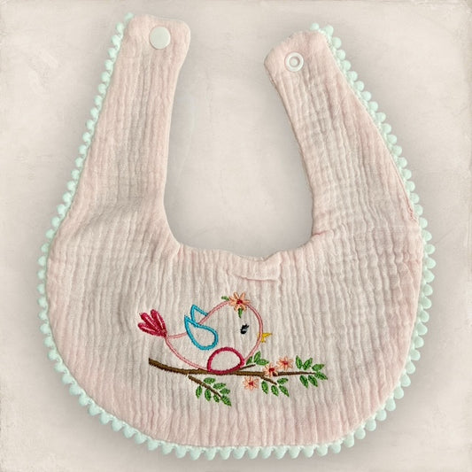 Pom Pom Bib - Tiny Tweeter