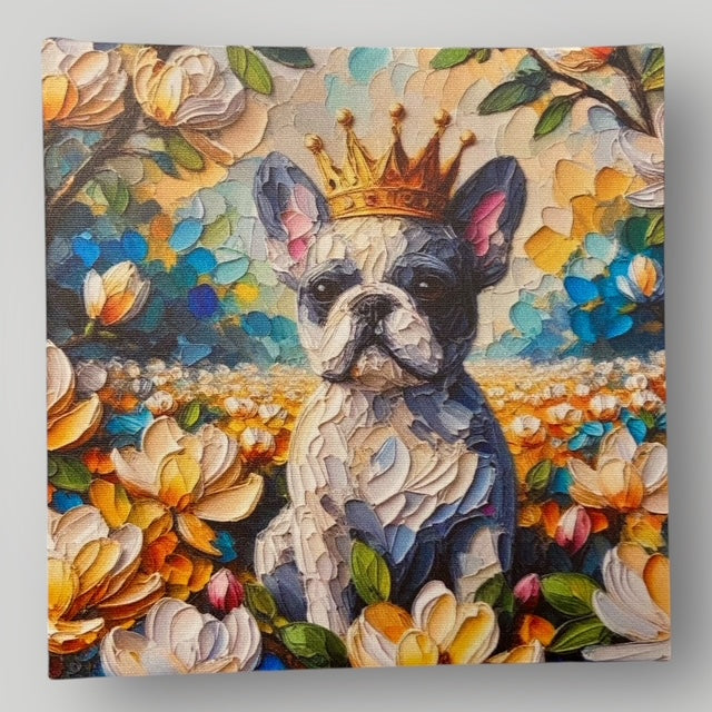 Birdie the French Bulldog - Canvas Print