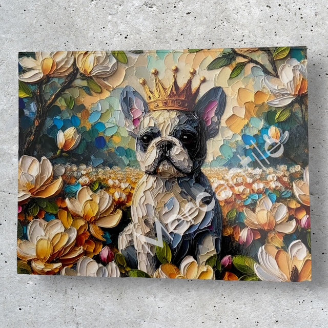 Birdie the French Bulldog - Magnolia Collection #12 - Note Card