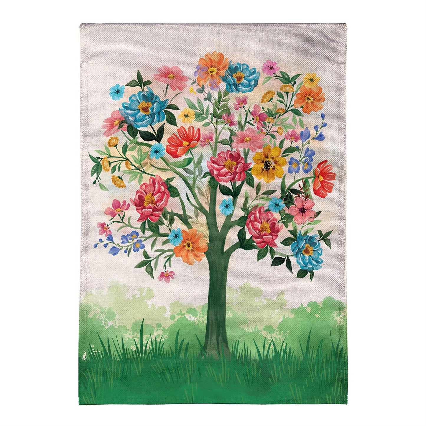 Blooming Tree of Life Garden Flag