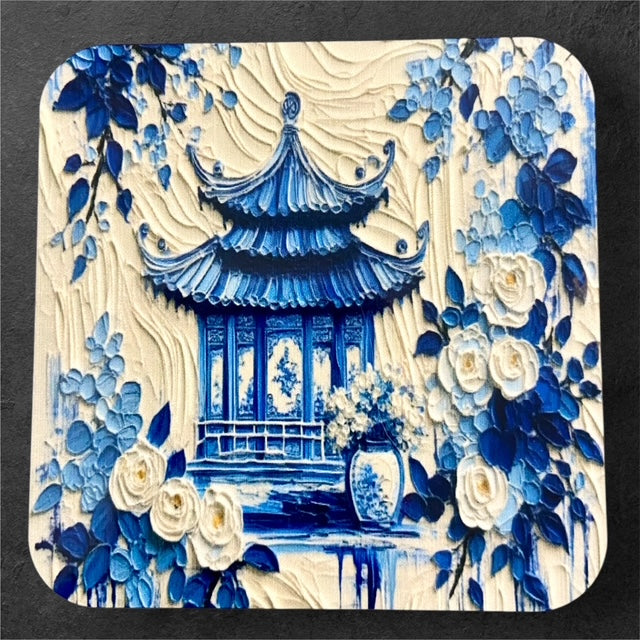 Blue Chinoiserie Manor magnet