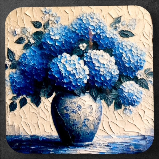 Blue Hydrangea - Magnet