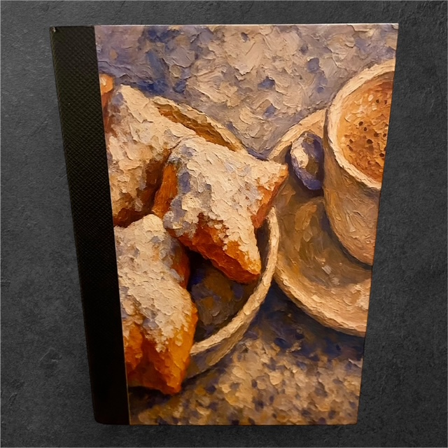 Cafe' au lait & Beignets - Mini Composition Book