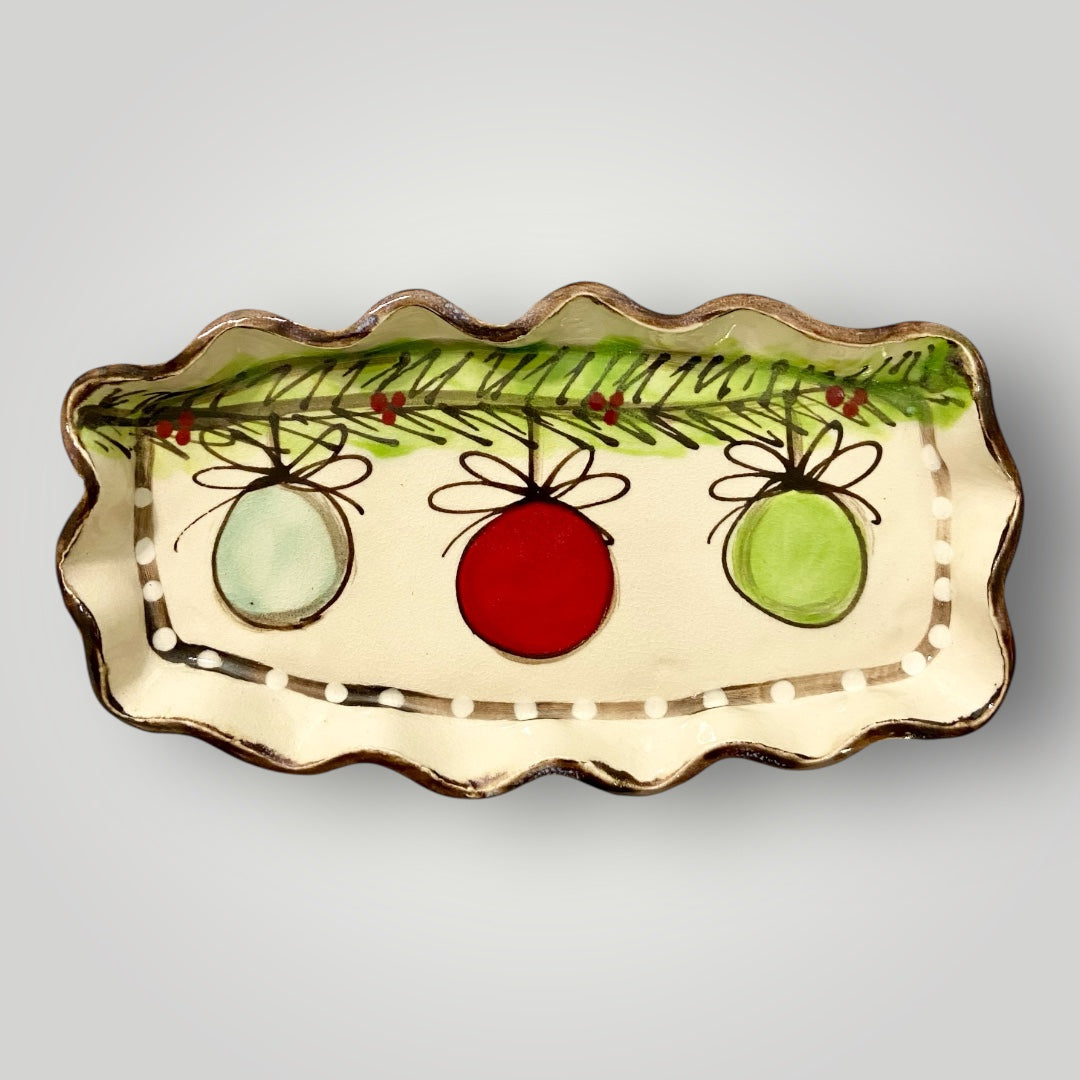 Christmas Mint Tray - Ornaments - Heartfelt Traditions Pottery