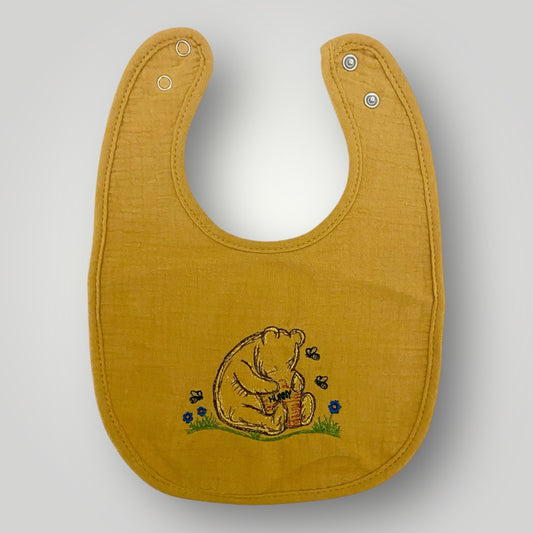 Classic Pooh - Hunny & Bees Boho Bib