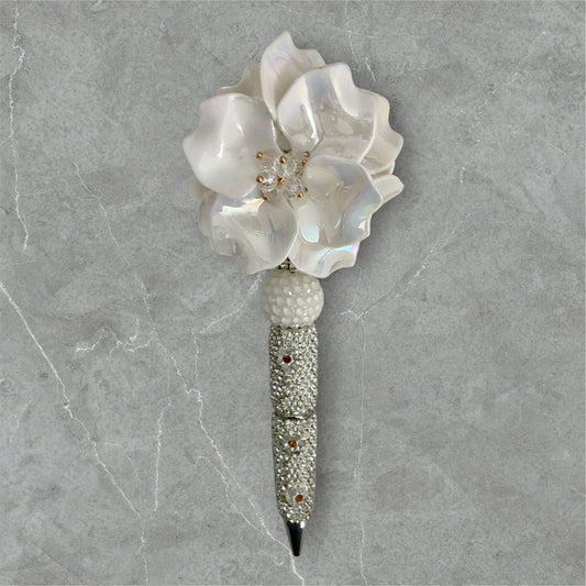 Crystal Blossom - Beaded Pen