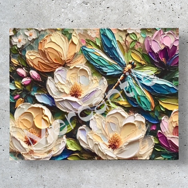 Dancing in the Garden - Magnolia Collection #9 - Note Card