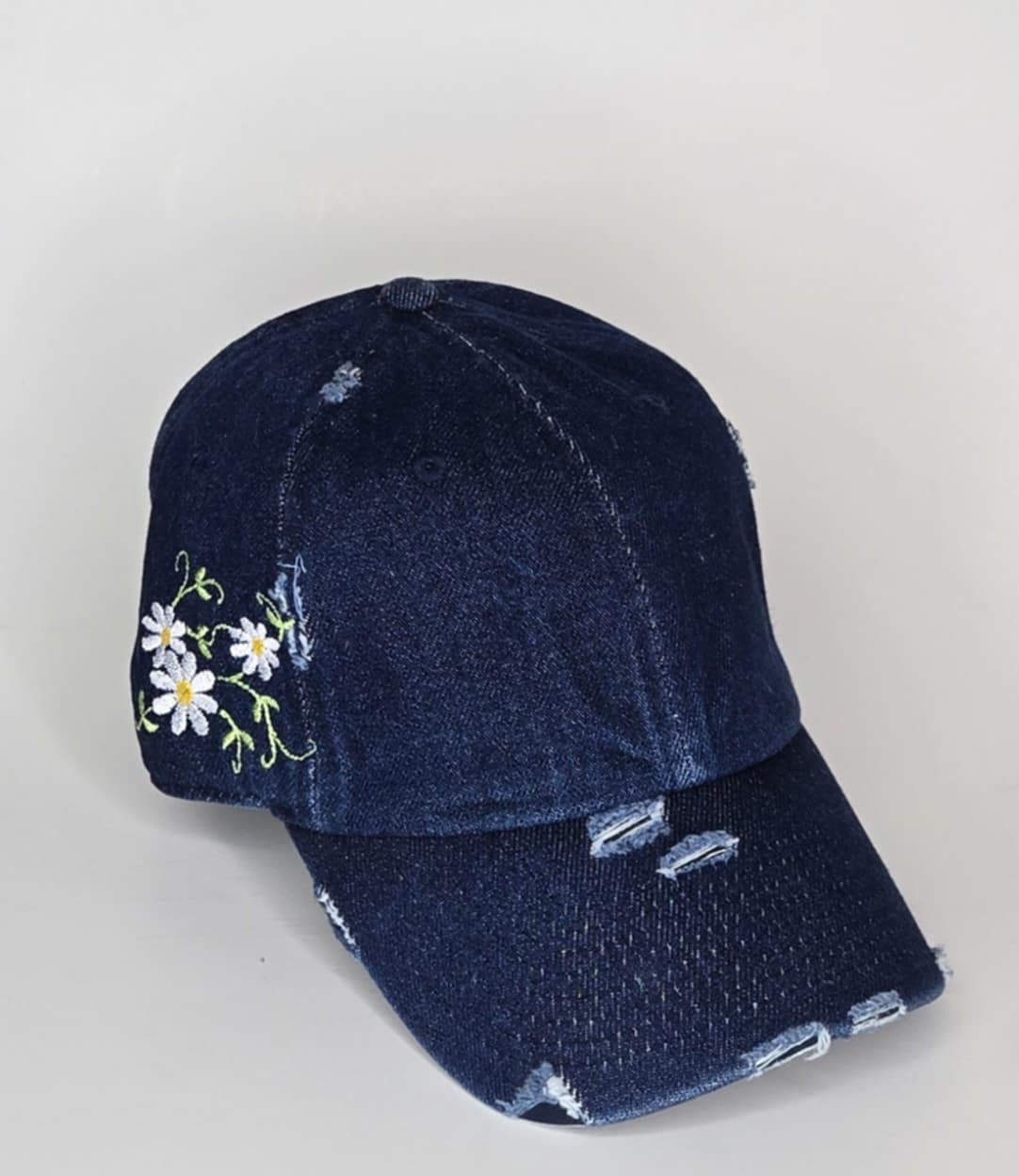Field Bloom- Baseball Hat Denim