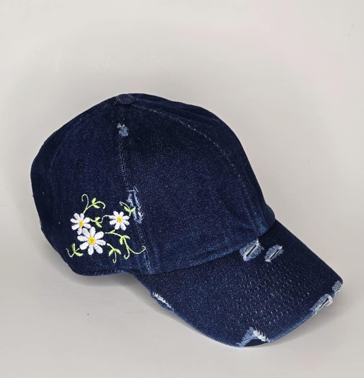 Field Bloom- Baseball Hat Denim