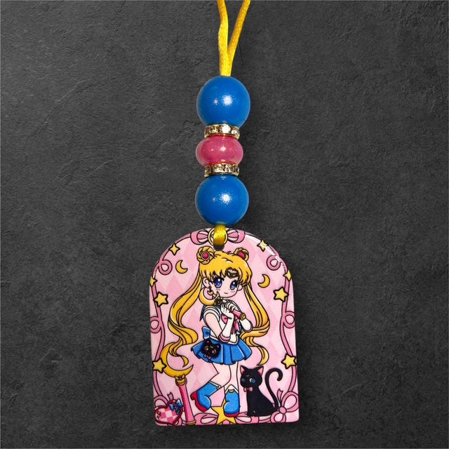 Enchanted Moon Duo Beaded Necklace - Sparkles Collection