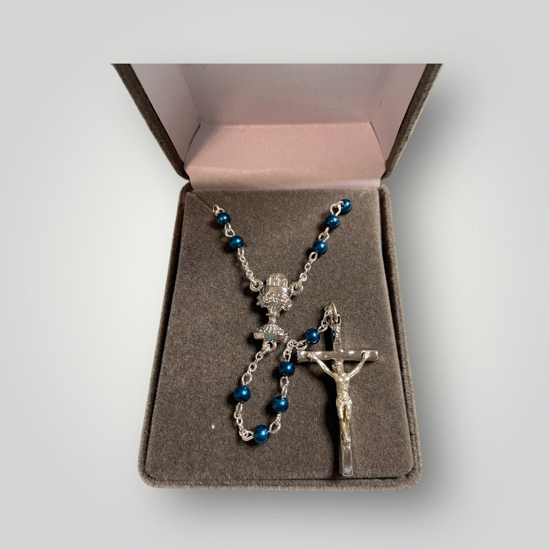 Rosary - First Communion - Blue