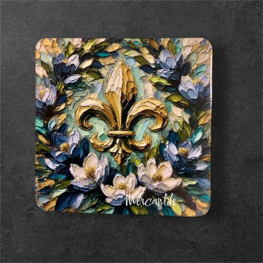 Fleur de lis Blues - Magnet