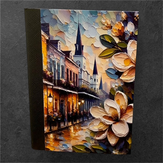 French Quarter Street Scene - Mini Composition Book
