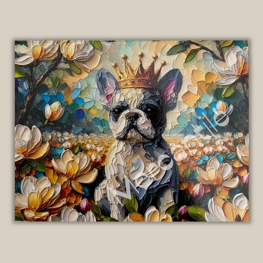 Birdie the French Bulldog - Magnolia Collection #12 - Note Card