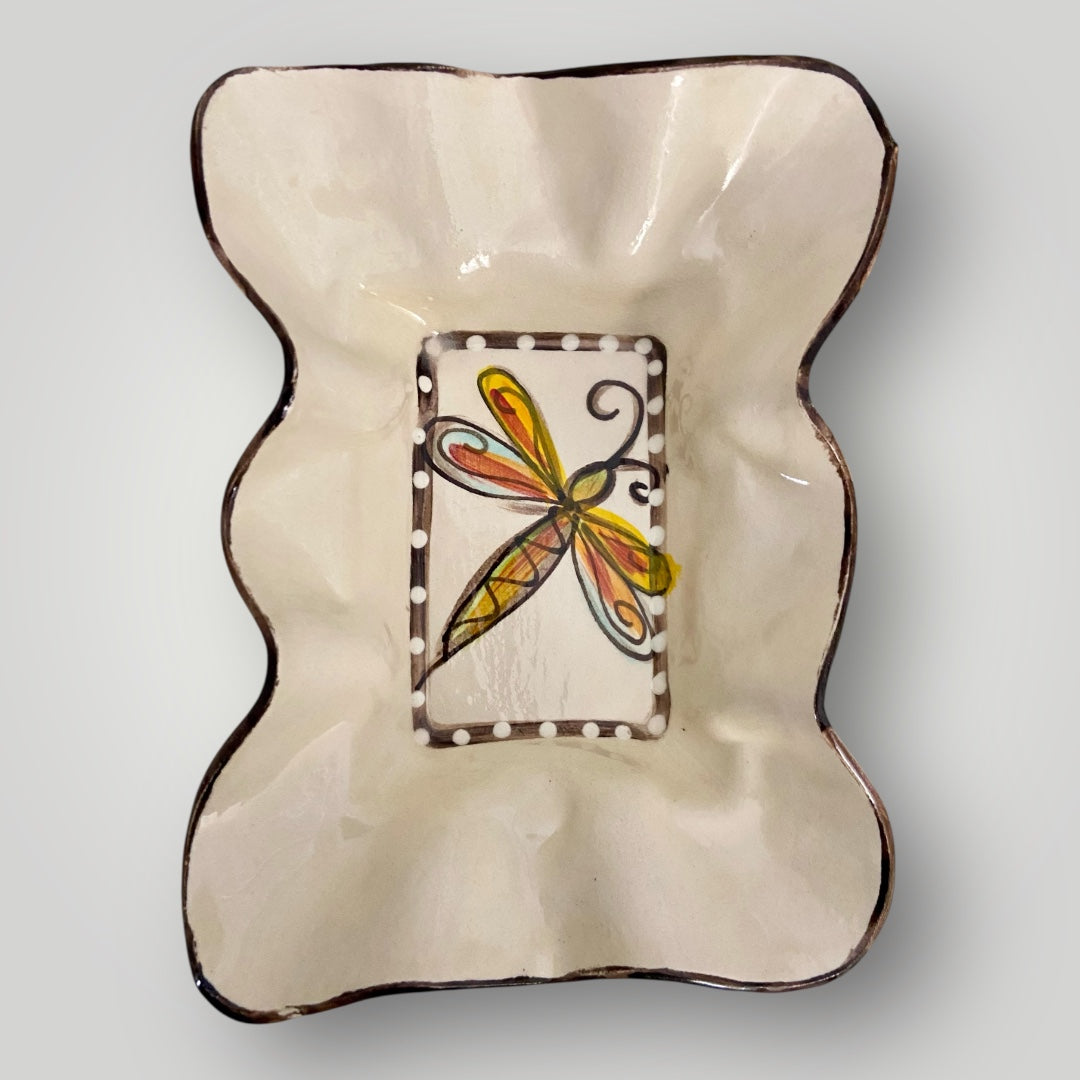 Friendship Bowl - Dragonfly #2 - Heartfelt Traditions Pottery