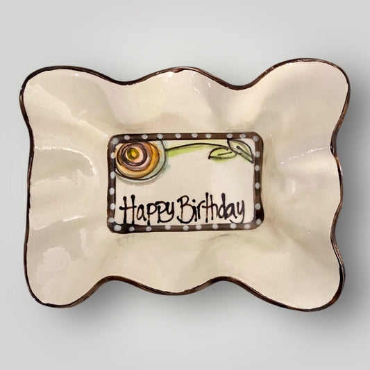 Friendship Bowl - Happy Birthday - Heartfelt Traditions Pottery