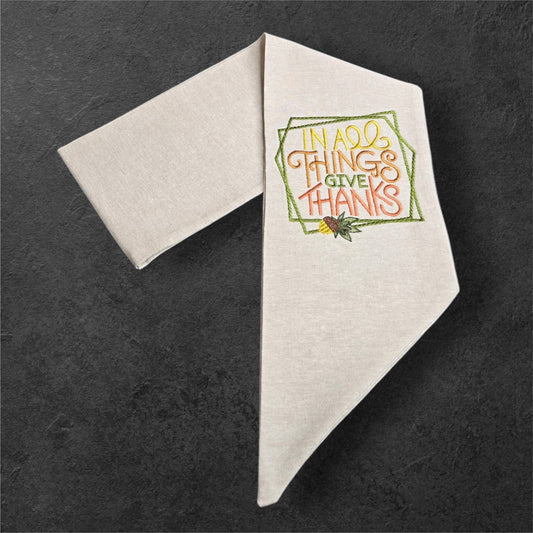 Give Thanks- The Manor Sash Collection