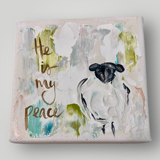He is My Peace - Gospel Art Canvas