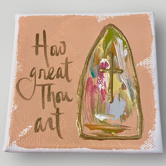 How Great Thou Art II - Gospel Art Canvas