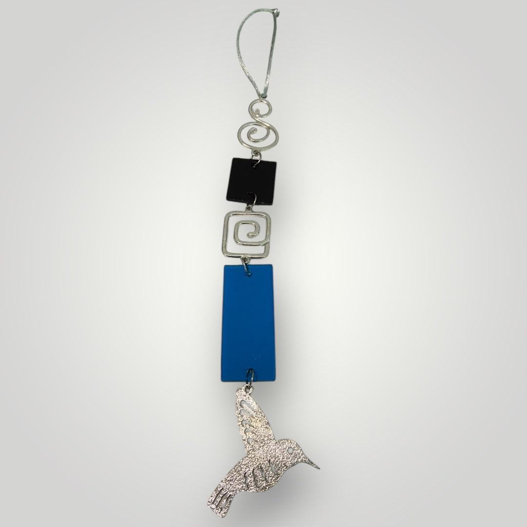 Hummingbird Sun Catcher - Blue & Purple