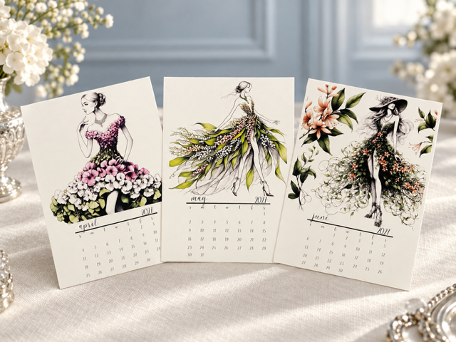 Jeweled in Bloom at the Manor - 2027 Calendar