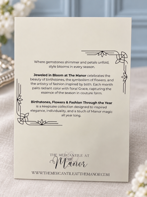 Jeweled in Bloom at the Manor - 2027 Calendar