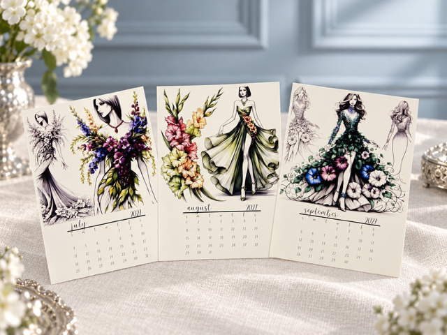 Jeweled in Bloom at the Manor - 2027 Calendar