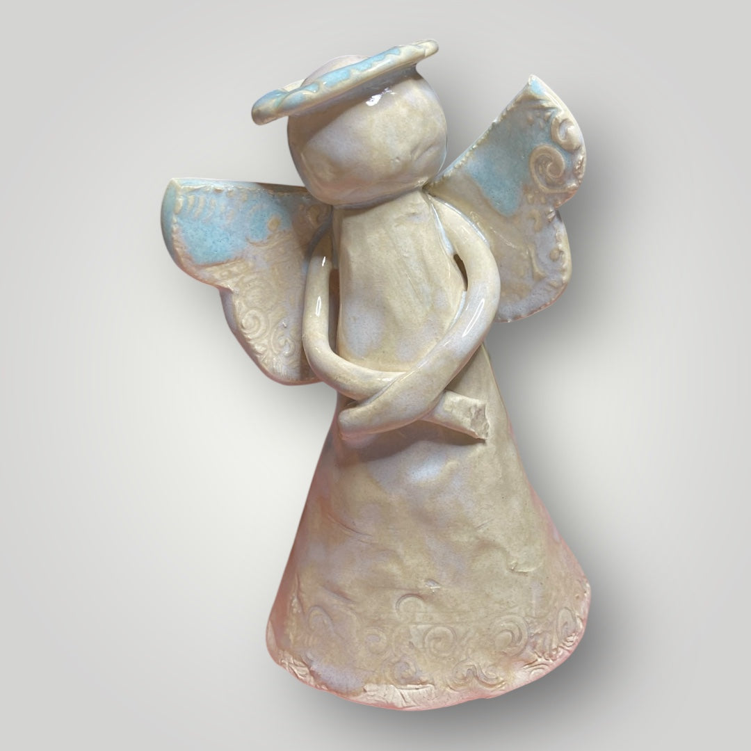 Angel in Lace - Figurine - Heartfelt Traditions Pottery