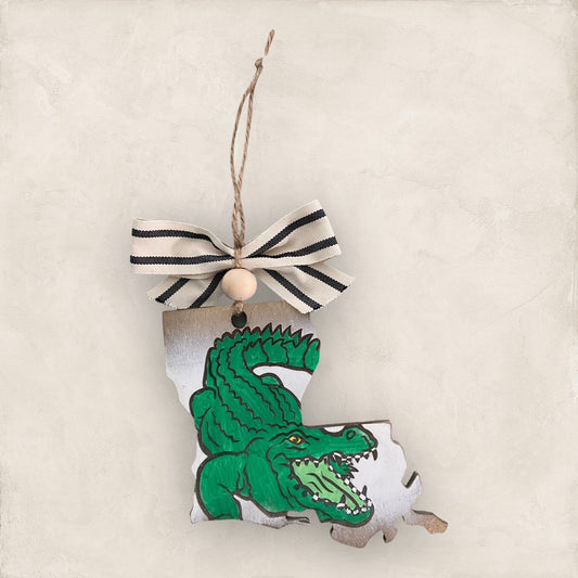 Louisiana State Alligator Ornament