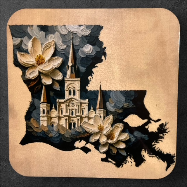 Louisiana Cathedral - NOLA Manor Magnet Collection