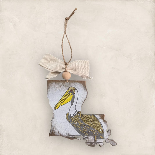 Louisiana State Pelican Ornament