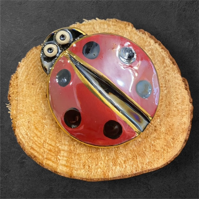 Miss Ladybug - The Manor Brooch Collection