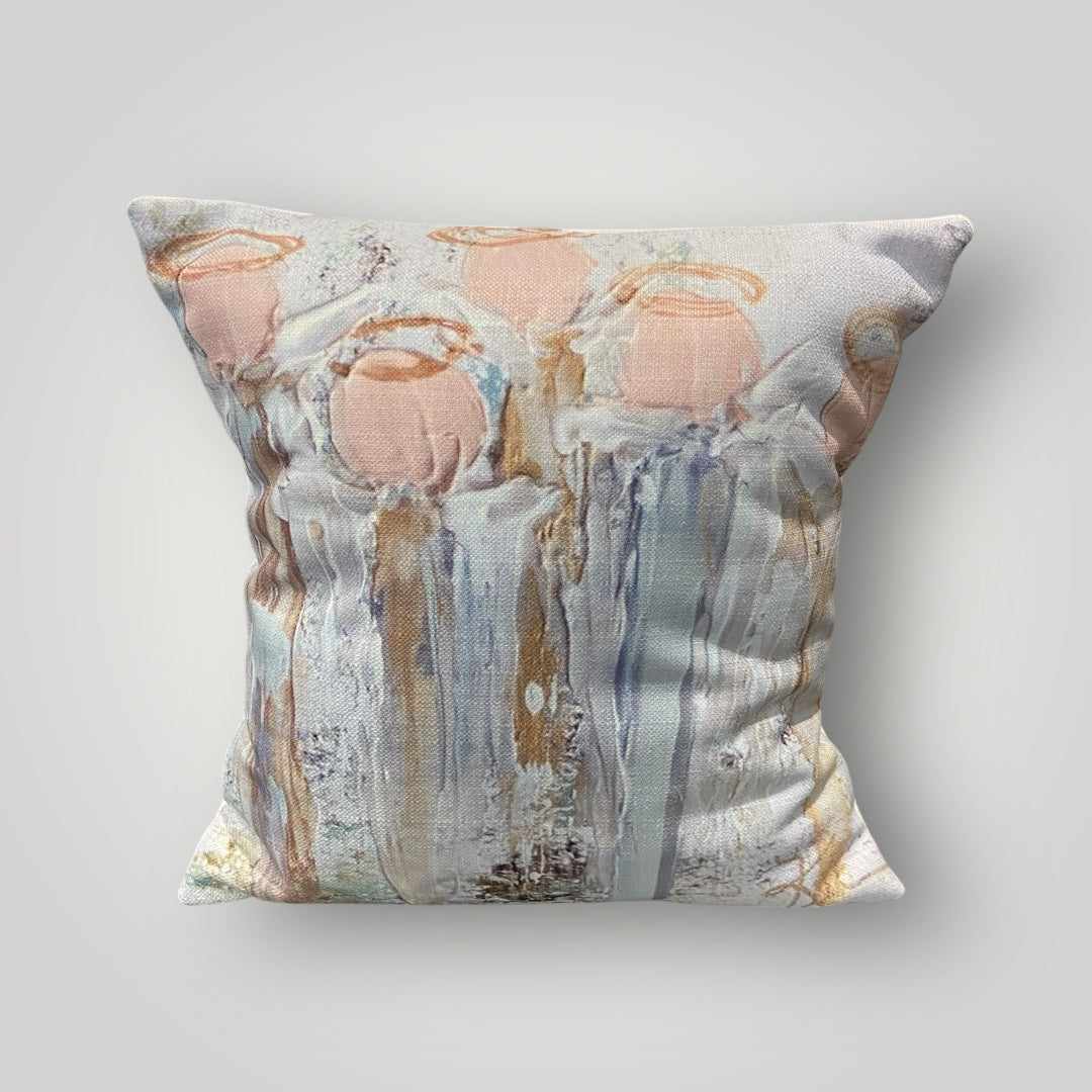 My Five Angels Throw Pillow
