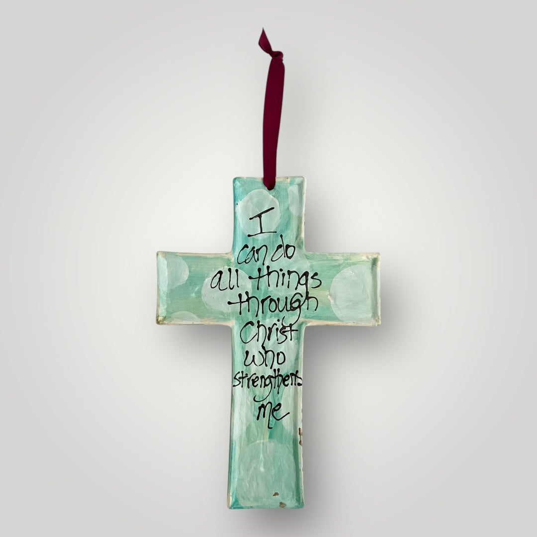 Nativity Cross - Heartfelt Traditions Pottery
