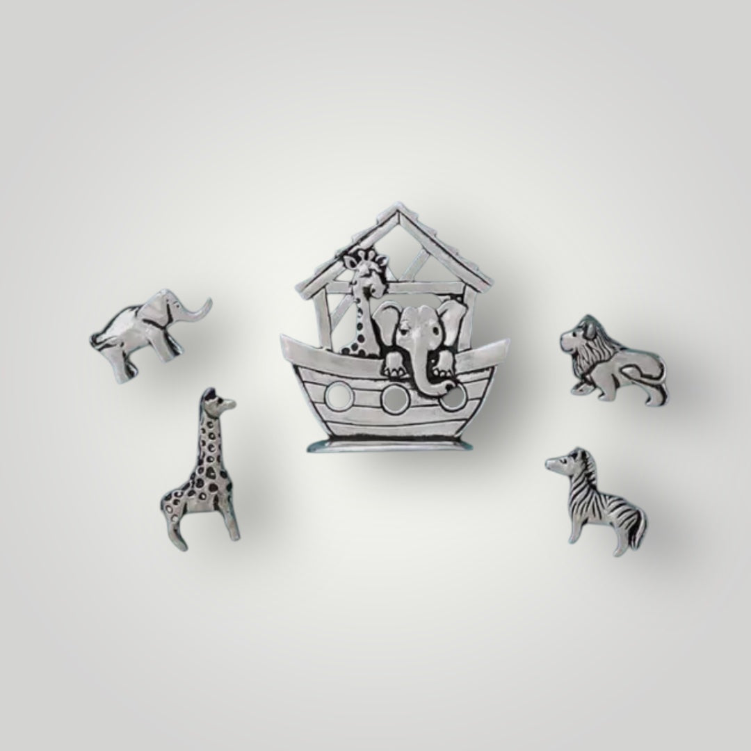Noah's Ark Miniature Set (5 pcs) - Pewter - MN6
