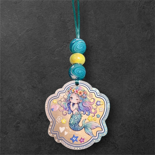 Ocean Blossom Mermaid Beaded Necklace - Sparkles Collection