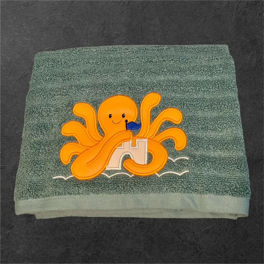 Oliver the Octopus - Beach Towel
