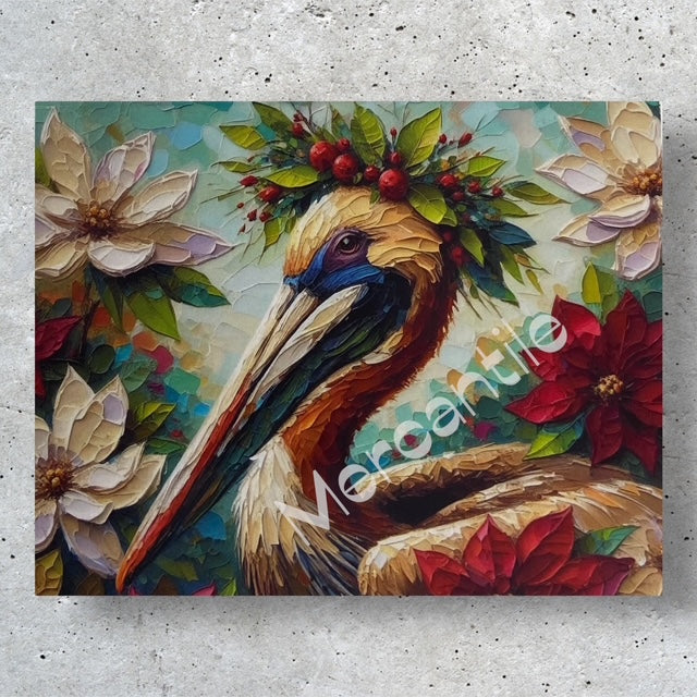 Pelican Tidings - Christmas Card