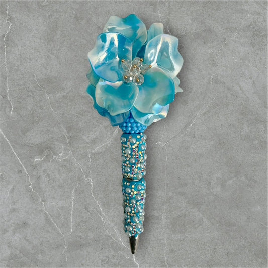 Petals & Pearls - Beaded Pen