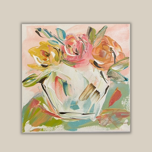 Abstract Blooms - Gospel Art Canvas