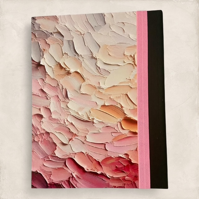Pink Tulips - Composition Notebook and Book Band (full size)