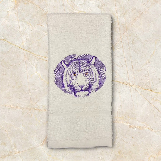 Purple Pride - Embossed/Embroidered Hand Towel