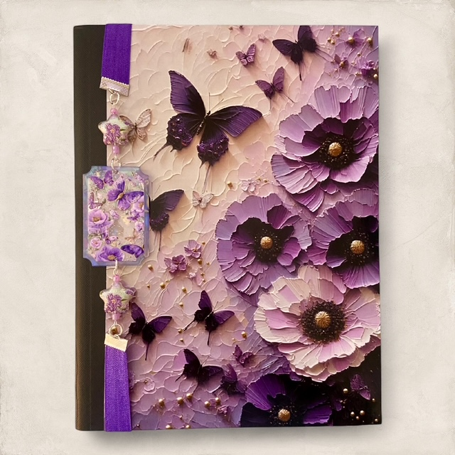 Regal Butterfly - Composition Notebook and Book Band (full size)
