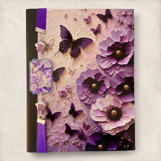Regal Butterfly - Composition Notebook and Book Band (full size)