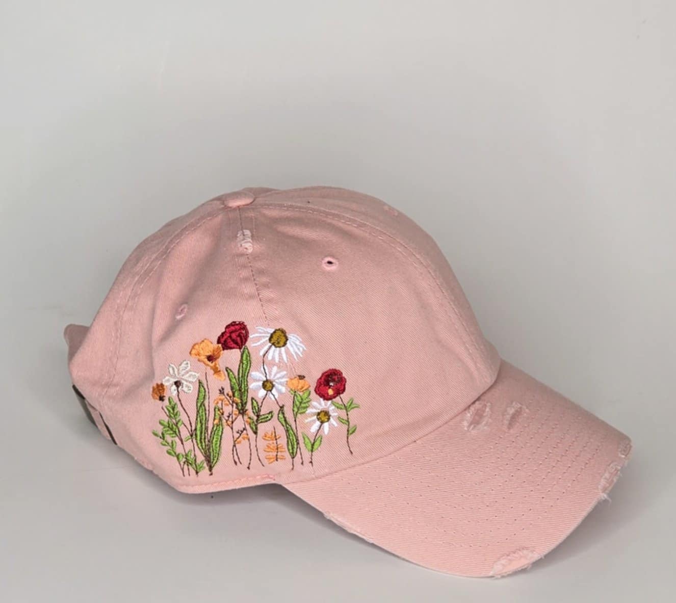 Meadow Bloom- Baseball Hat Rose