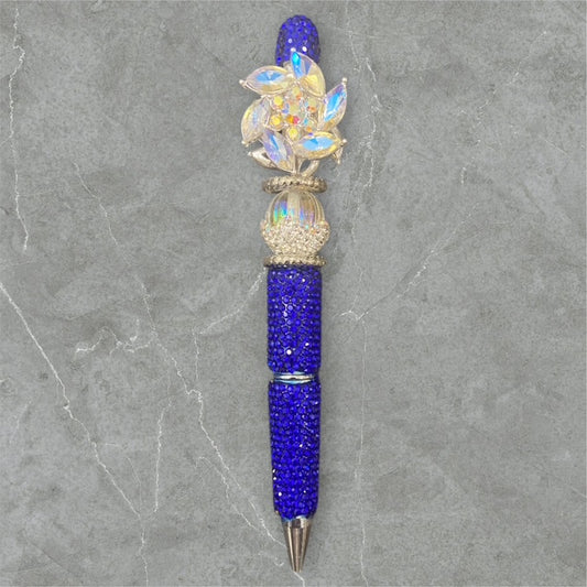 Royal Whirling Gems Beaded Pen