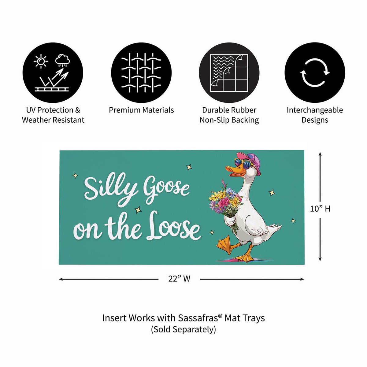 Silly Goose on the Loose Switch Mat Insert