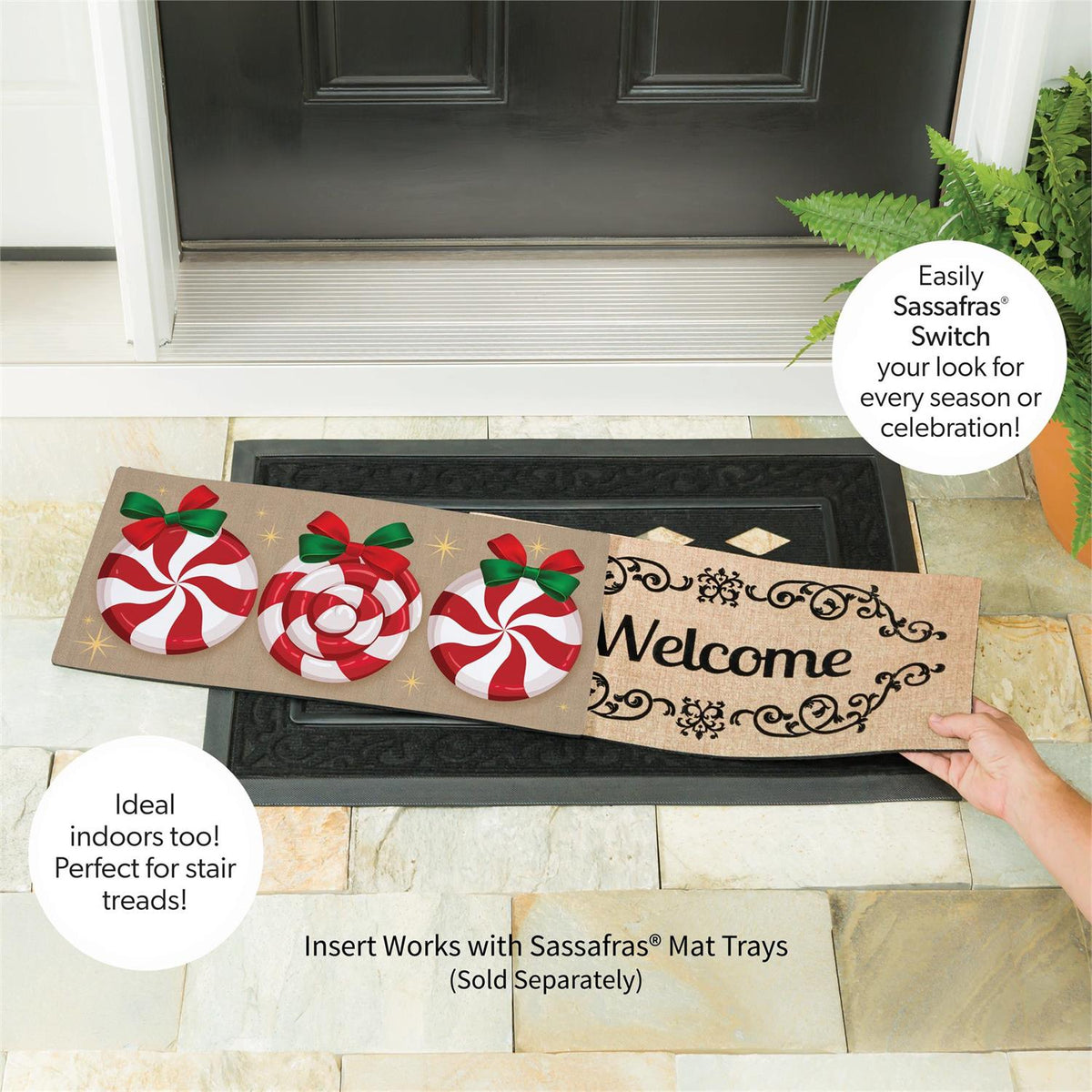 Peppermint Wishes Switch Mat Insert