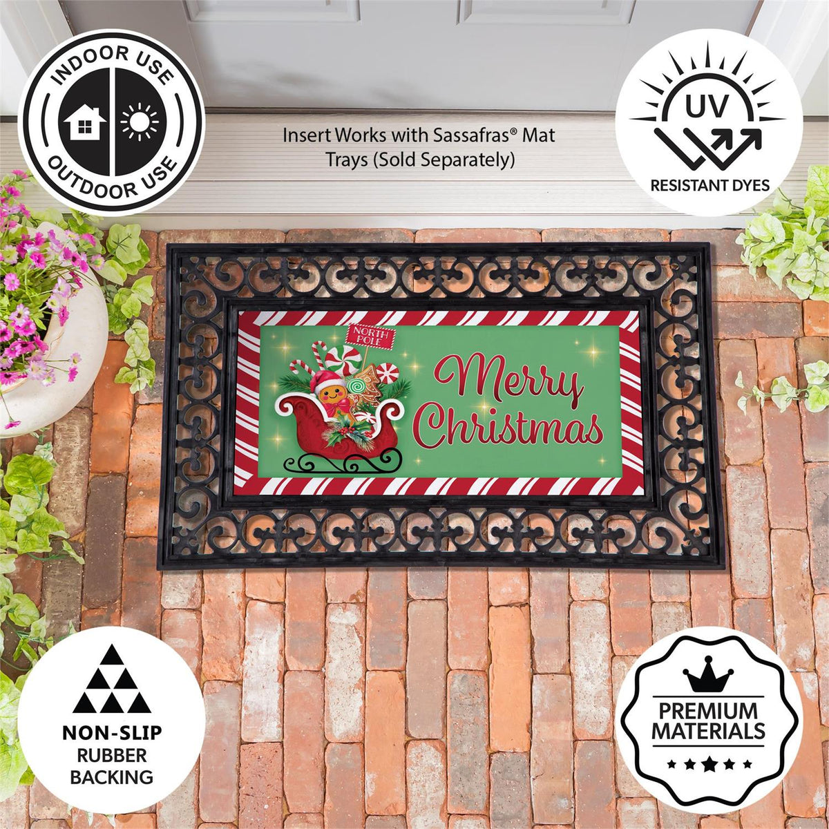 North Pole Treats Sleigh Switch Mat Insert
